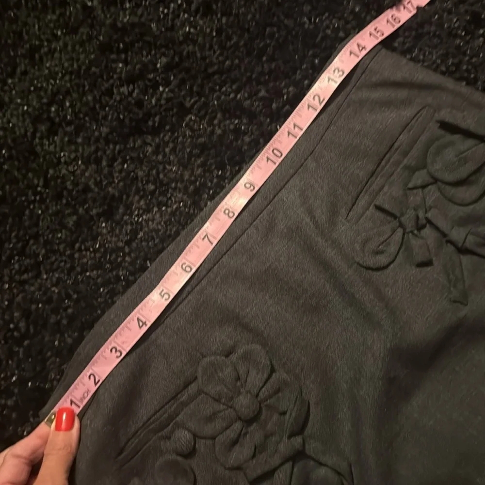 Moschino Cheap and Chic Floral Appliqué Pencil Skirt Dark Grey Size Small - Picture 11 of 11